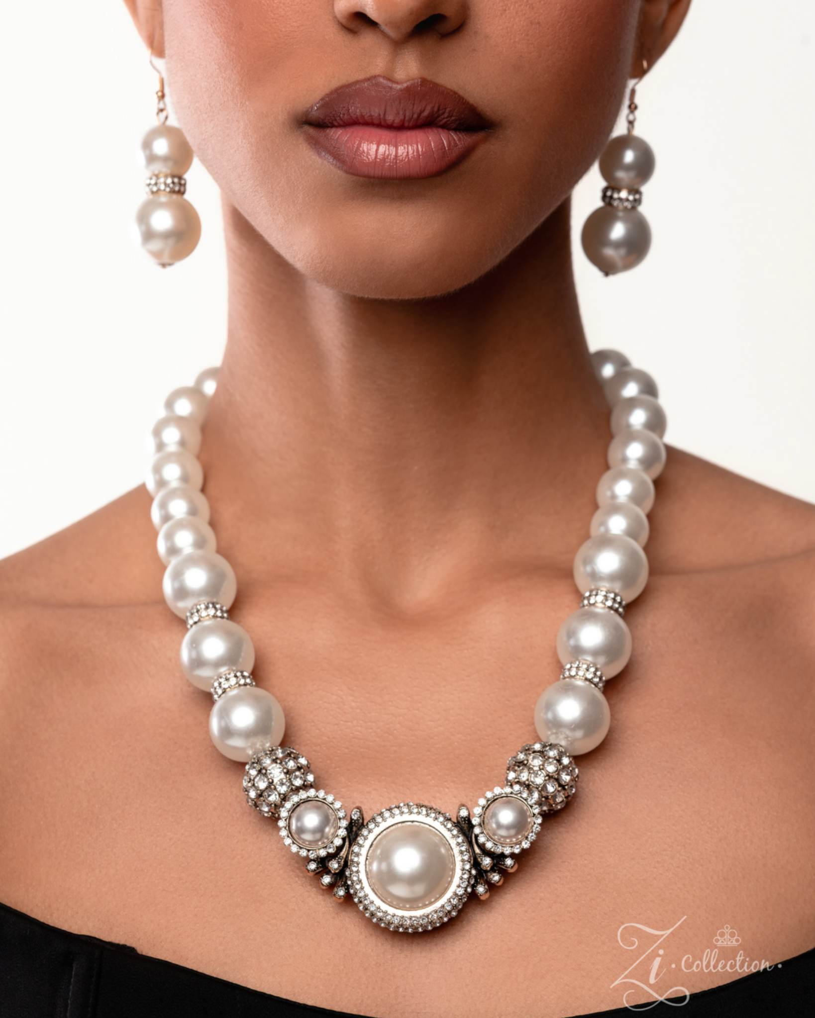 Pearl necklace set